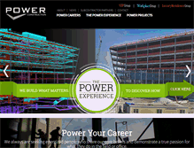 Tablet Screenshot of powerconstruction.net